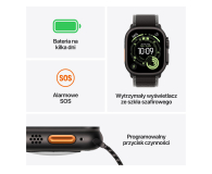 APPLE Watch Ultra 3 GPS + Cellular 49mm Czarny/Opaska Trail (Czarna)- rozmiar M/L - 1362462 - zdjęcie 3